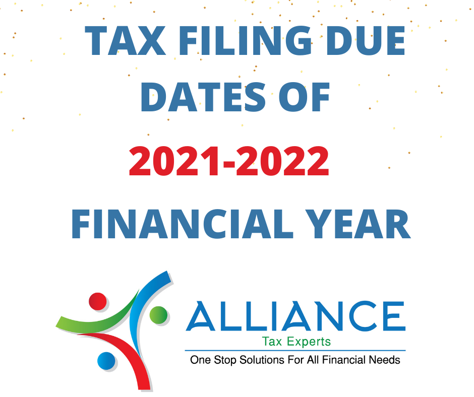 Alliance Tax Experts | ITR FILING ONLINE FOR FY 2021-22 AY 2022- 23